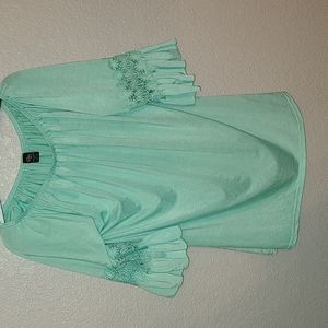 Swim Cover Up Ruffle Sleeve Tunic